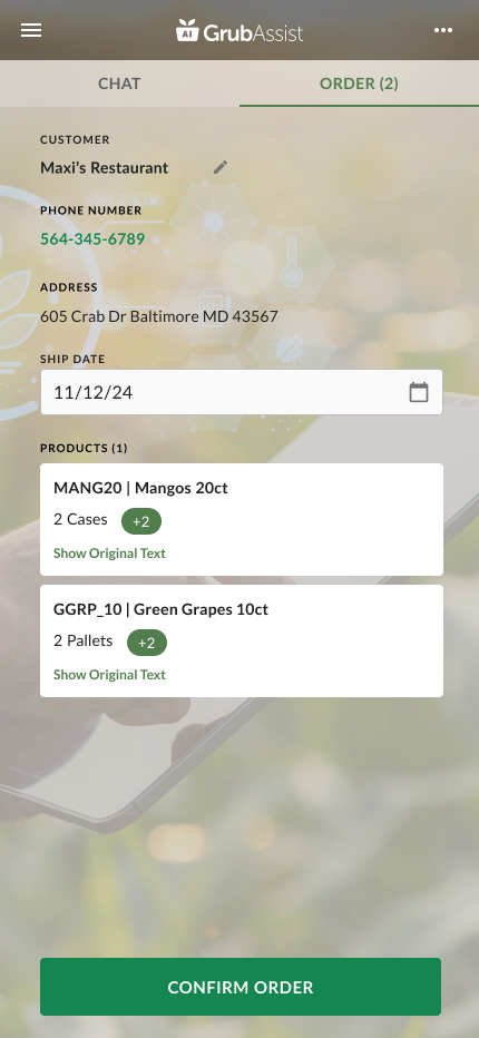 Chat Thread Mobile